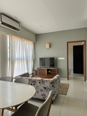 Living Room in 3 BHK Apartment at Brigade El Dorado, Bagaluru – for Sale