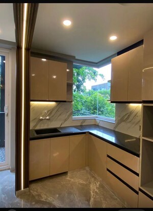 Kitchen in 3 BHK Builder Floor at Sushant Lok I – for Rent