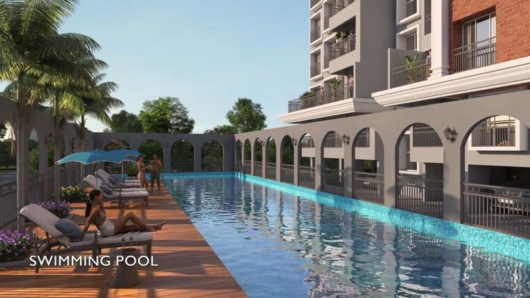 Swimming Pool, jhamtani-ace-abode 3 Bedroom 1672 Sq.Ft. Apartment In Kiwale Pune 10420167