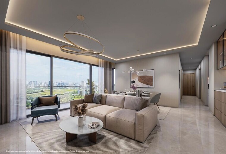 Living Room, emaar-serenity-hills 3 Bedroom 1182 Sq.Ft. Apartment In Sector 86 Gurgaon 10433786