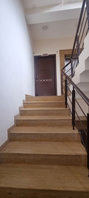 Staircase in 4 BHK Apartment at Greater Kailash – for Rent