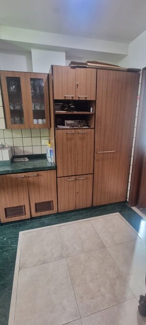 Kitchen in 4 BHK Apartment at Greater Kailash – for Rent