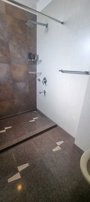 Bathroom in 4 BHK Apartment at Greater Kailash – for Rent