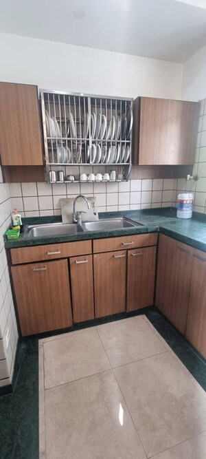 Kitchen in 4 BHK Apartment at Greater Kailash – for Rent