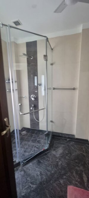 Bathroom in 4 BHK Apartment at Greater Kailash – for Rent