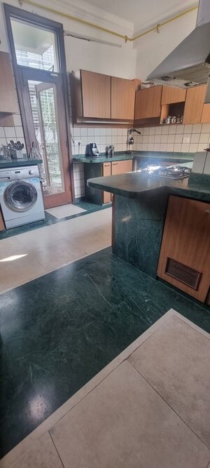 Kitchen in 4 BHK Apartment at Greater Kailash – for Rent