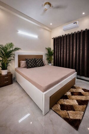 Bedroom in 3 BHK Builder Floor at Aman Vihar – for Rent
