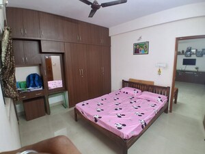 Bedroom in 3 BHK Apartment at Srimitra Symphony, Hoodi – for Rent