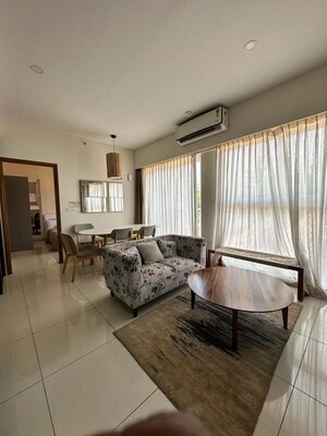 Living Room in 3 BHK Apartment at Brigade El Dorado, Bagaluru – for Rent