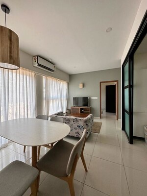 Living Room in 3 BHK Apartment at Brigade El Dorado, Bagaluru – for Sale