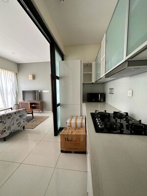 Living Room in 3 BHK Apartment at Brigade El Dorado, Bagaluru – for Sale