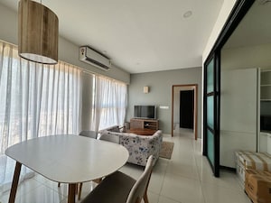 Living Room in 1.5 BHK Apartment at Brigade El Dorado, Bagaluru – for Rent