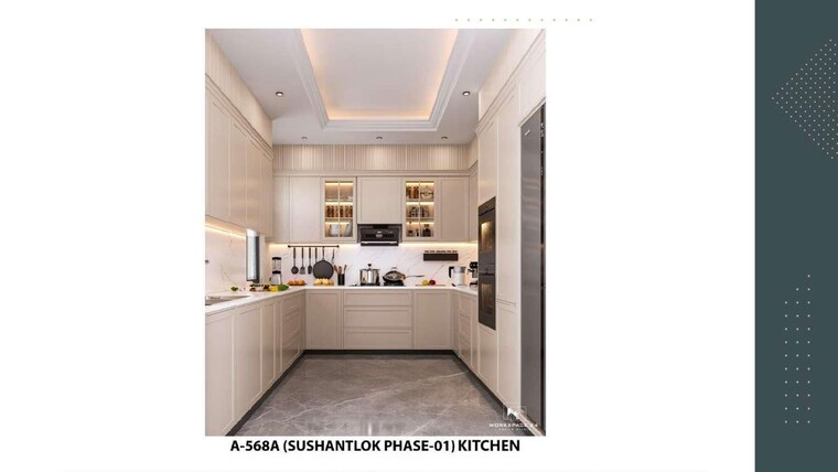 Kitchen, sushant lok i 4 Bedroom 300 Sq.Yd. Builder Floor In Sushant Lok I Gurgaon 10433979