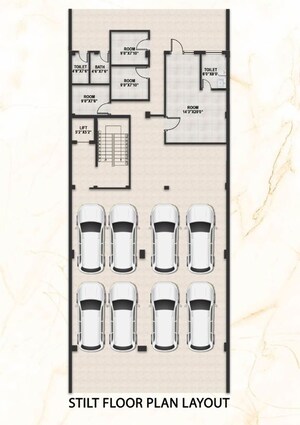 Floor Plan in 4 BHK Builder Floor at Sector 63a – for Sale