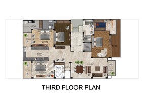 Floor Plan in 4 BHK Builder Floor at Sushant Lok I – for Sale