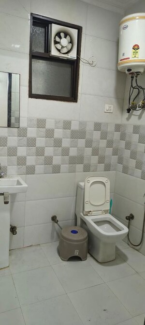 Bathroom in 2 BHK Builder Floor at Malviya Nagar – for Rent