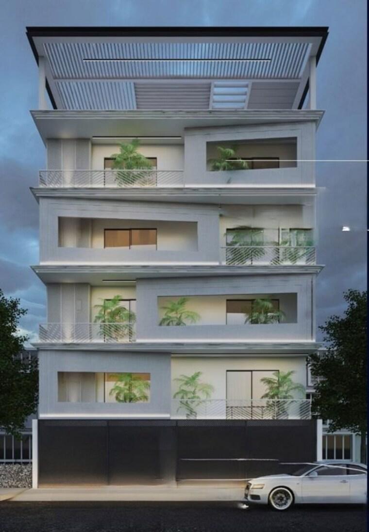 Exterior View, sushant lok i 4 Bedroom 418 Sq.Yd. Builder Floor In Sushant Lok I Gurgaon 10434019