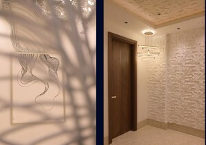 Building Lobby in 4 BHK Builder Floor at Sushant Lok I – for Sale