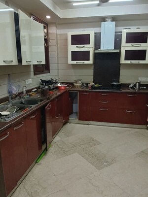 Kitchen in 4 BHK Builder Floor at Malviya Nagar – for Sale