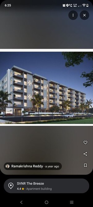 2.5 BHK Apartment – Exterior View View at SVNR The Breeze, Manchirevula - for Sale