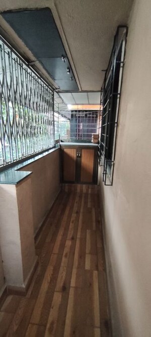 Balcony in 1 BHK Apartment at Runwal Nagar CHS, Runwal Nagar – for Rent