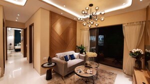 Living Room in 3 BHK Apartment at K Raheja Jade City, Juinagar – for Sale