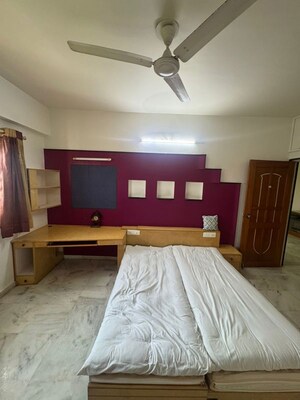 Bedroom in 3 BHK Apartment at Bodakdev – for Rent
