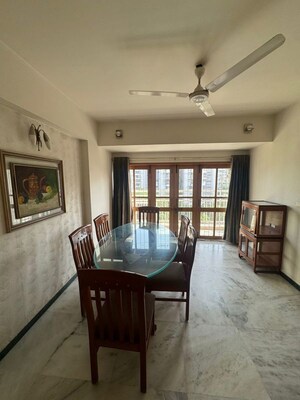 Living Room in 3 BHK Apartment at Bodakdev – for Rent
