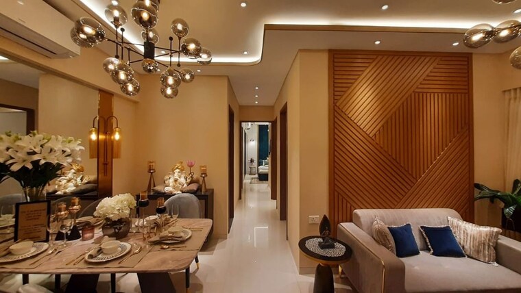 Living Room, k-raheja-jade-city 3 Bedroom 1230 Sq.Ft. Apartment In Juinagar Navi Mumbai 10426856