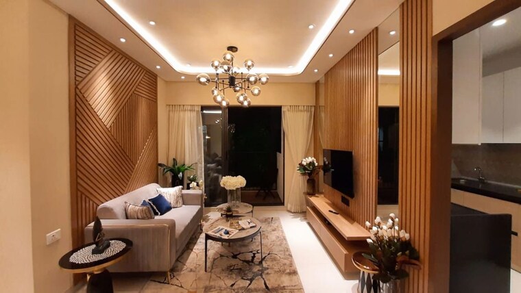 Living Room, k-raheja-jade-city 2 Bedroom 800 Sq.Ft. Apartment In Juinagar Navi Mumbai 10426846