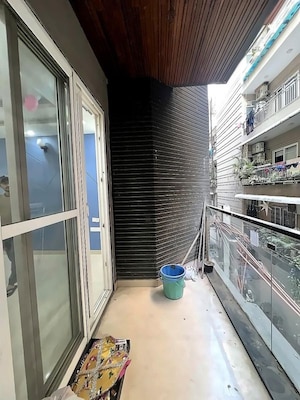 Balcony in 3 BHK Builder Floor at Chattarpur – for Rent