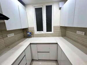 Kitchen in 3 BHK Builder Floor at Chattarpur – for Rent