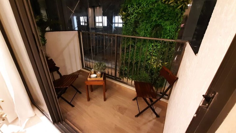 Balcony, k-raheja-jade-city 2 Bedroom 700 Sq.Ft. Apartment In Juinagar Navi Mumbai 10426742