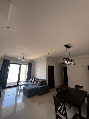 Furnished Amenities in 2 BHK Apartment at Puravankara Purva Atmosphere, Thanisandra Main Road – for Rent