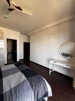 Team Area in 2 BHK Apartment at Puravankara Purva Atmosphere, Thanisandra Main Road – for Rent