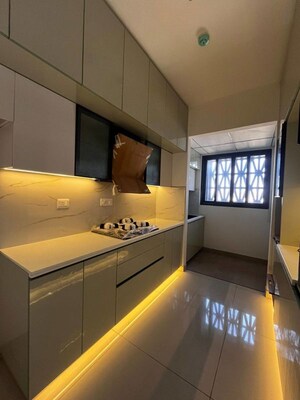 Kitchen in 2 BHK Apartment at Puravankara Purva Atmosphere, Thanisandra Main Road – for Rent