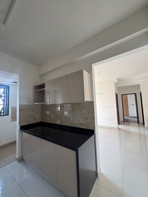 Kitchen in 3 BHK Apartment at Puravankara Purva Atmosphere, Thanisandra Main Road – for Rent