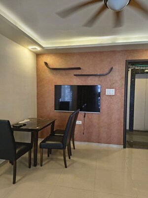Living Room in 2 BHK Apartment at Puranik Rumah Bali, Ghodbunder Road – for Rent
