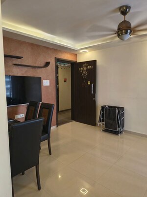 Living Room in 2 BHK Apartment at Puranik Rumah Bali, Ghodbunder Road – for Rent