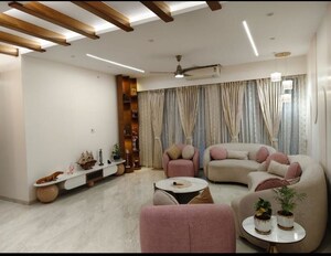 Living Room in 3.5 BHK Apartment at Supreme Belmac Residences, Kalyani Nagar – for Rent