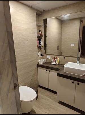 Bathroom in 3.5 BHK Apartment at Supreme Belmac Residences, Kalyani Nagar – for Rent