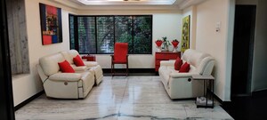 Living Room in 4 BHK Apartment at Thakur Vishnu Shivam Tower, Kandivali East – for Sale