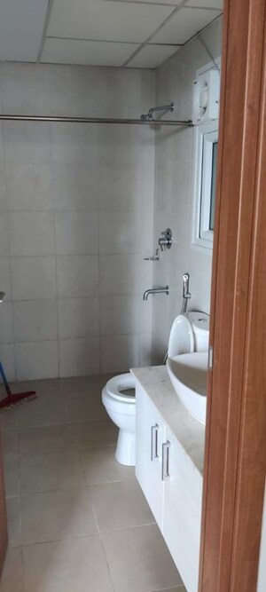 Bathroom in 1.5 BHK Apartment at Bhartiya Nikoo Homes, Thanisandra Main Road – for Rent