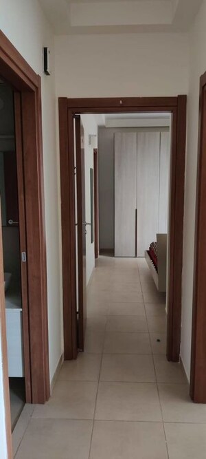 Building Lobby in 1.5 BHK Apartment at Bhartiya Nikoo Homes, Thanisandra Main Road – for Rent