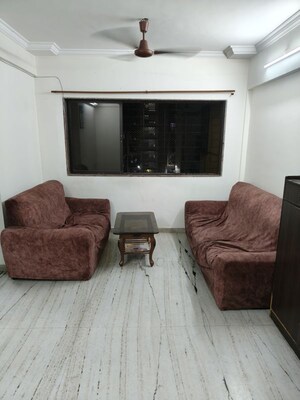 Living Room in 1 BHK Apartment at Nerul Sector 25 – for Rent