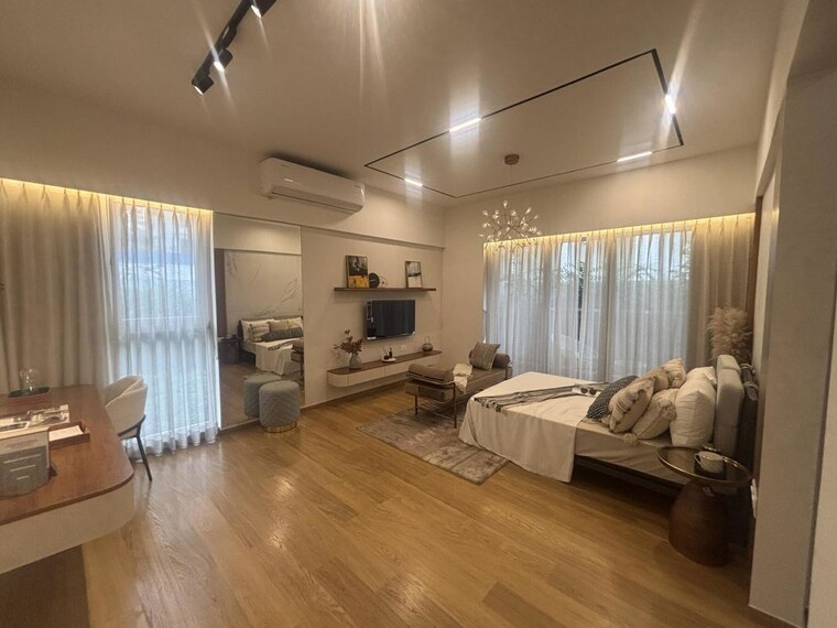 Living Room, godrej-blue 3 Bedroom 1507 Sq.Ft. Apartment In B L Saha Road Kolkata 10434321