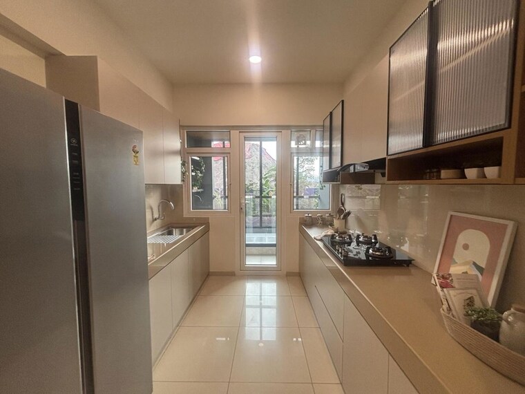 Kitchen, godrej-blue 3 Bedroom 1507 Sq.Ft. Apartment In B L Saha Road Kolkata 10434321