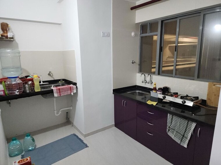 Kitchen, f5-mount-unique 1 Bedroom 650 Sq.Ft. Apartment In Baner Pune 10434368