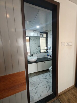 Bathroom in 3 BHK Apartment at Kunal Aspiree, Balewadi – for Rent