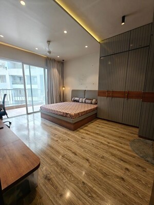 Living Room in 3 BHK Apartment at Kunal Aspiree, Balewadi – for Rent